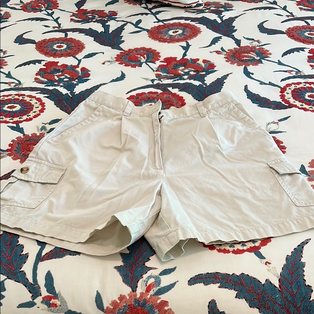Vintage Talbots Beige Cargo Shorts